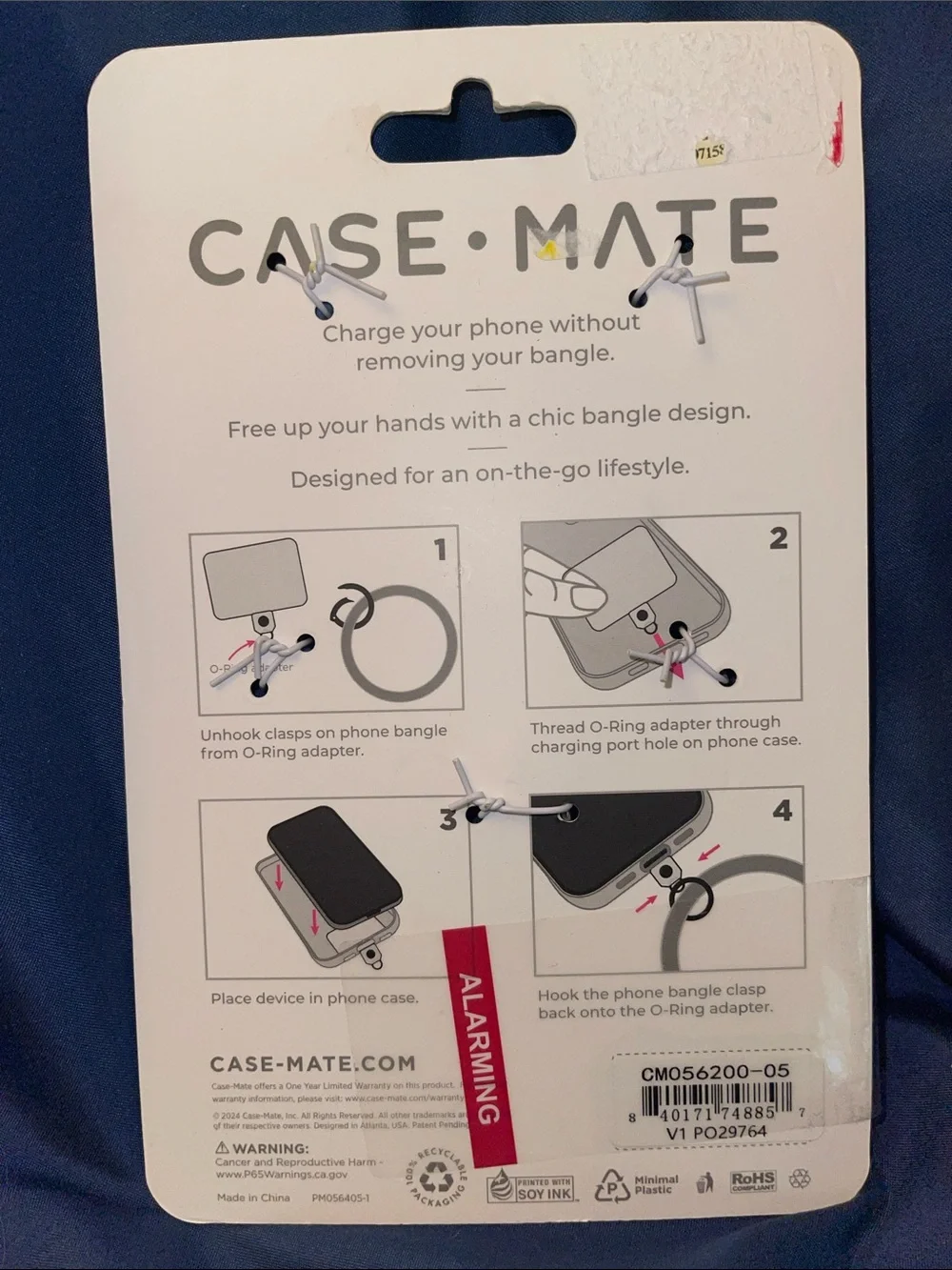 case-mate Phone Bangle Wrist Ring - Light Blue